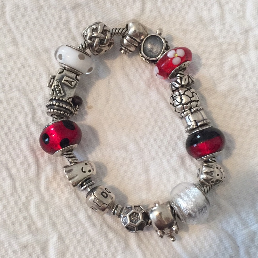 REAL LISTING real pandora charm bracelet